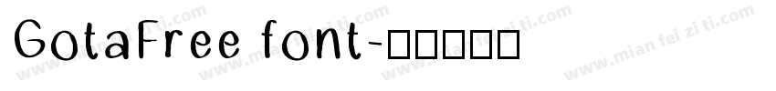 GotaFree font字体转换